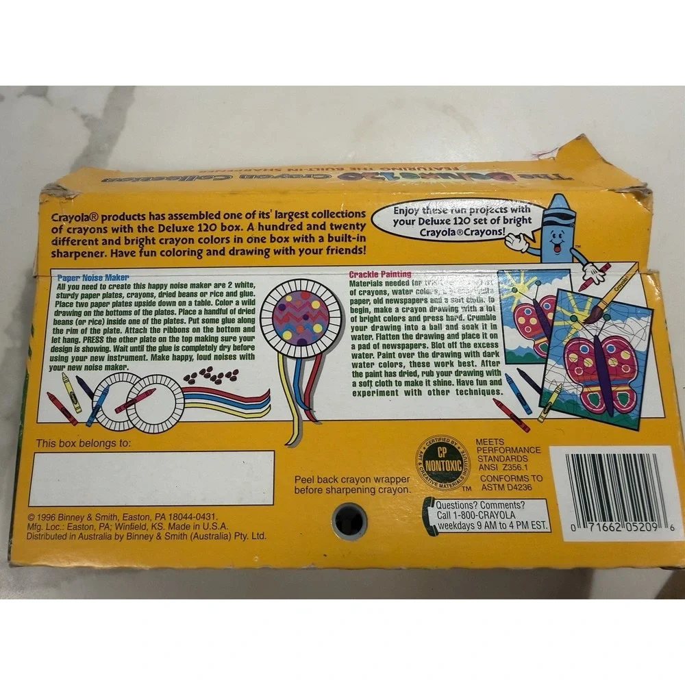 Vintage Crayola 96 99 Retired Crayons Binney Smith Dandelion Indian Red Thistle
